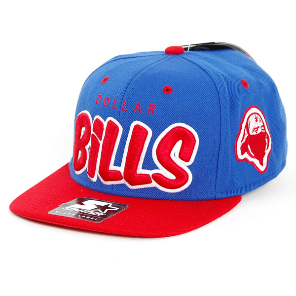 Starter Dollar Bills Snapback Blue Red