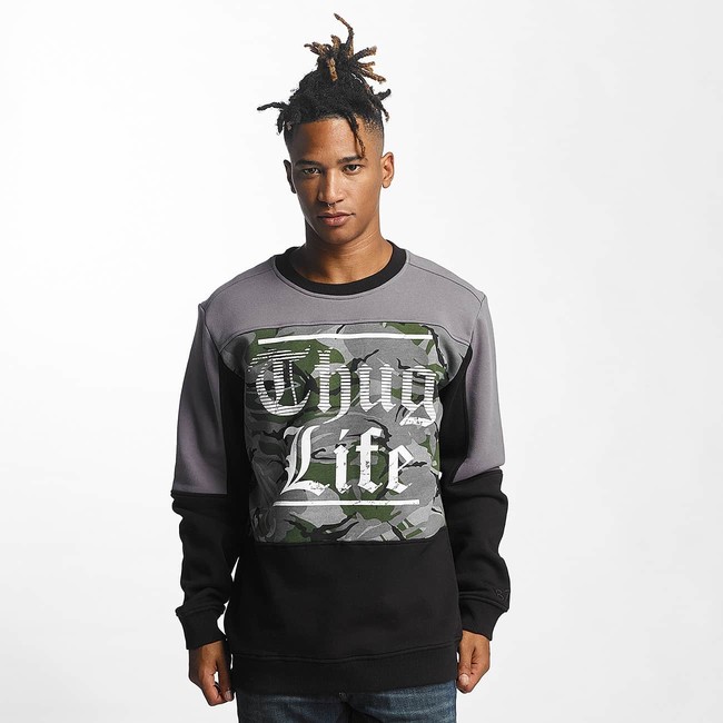 Thug Life / Jumper New Life in black - Gangstagroup.cz ...