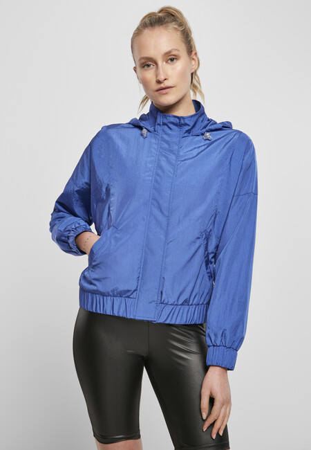 Urban Classics Ladies Oversized Shiny Nylon - Store Jacket blue Hip Fashion Gangstagroup.cz Online Hop Crinkle sporty 