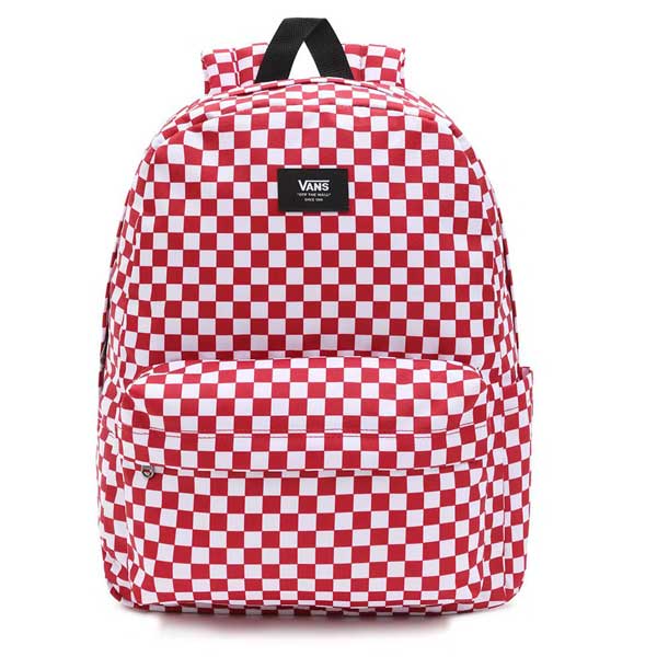 Batoh Vans OLD SKOOL CHECK BACKPACK CHILI PEPPER-CHECKERBOARD